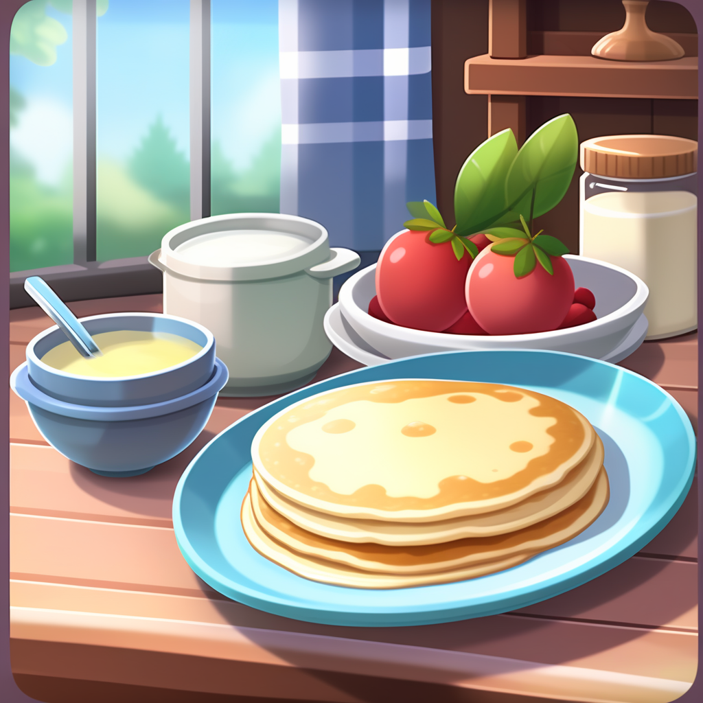 collecting-ingredients-for-making-pancakes